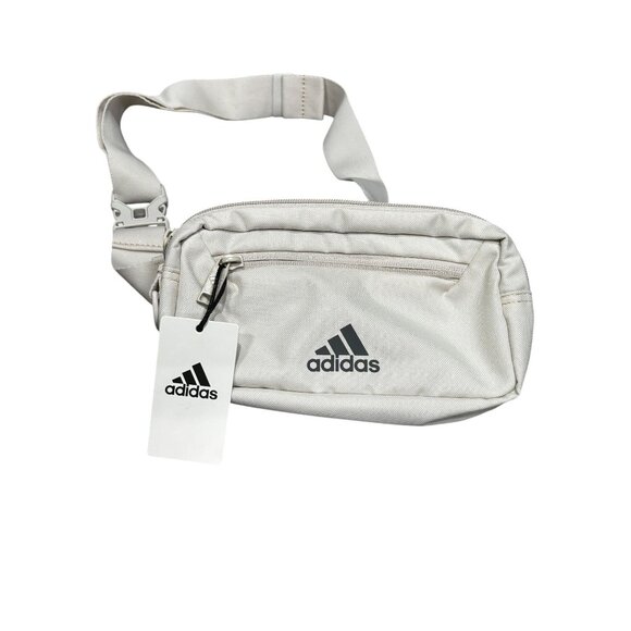Adidas Alumina Beige Must Have 2 Waist Pack With Adjustable Strap - Picture 2 of 9